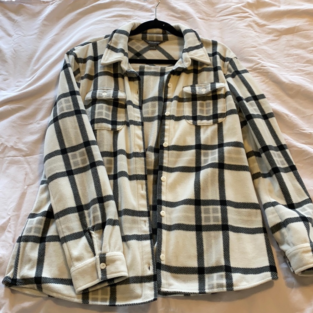 Eddie Bauer fleece button-down